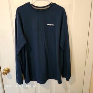 2x Patagonia Dark Blue/Grey Longsleeve Shirt